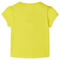 Miniatyrbillede 2 af 7: vidaXL T-shirt til børn str. 92 gul
