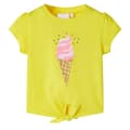 Miniatyrbillede 1 af 7: vidaXL T-shirt til børn str. 92 gul