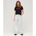 Miniatyrbild 6 av 6: Superdry Sport Luxe Graphic Fitted T-shirt Med Korta ärmar Svart M Kvinna