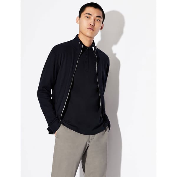 Armani Exchange 8nzf79_zj81z Kortærmet Polo Blå L Mand