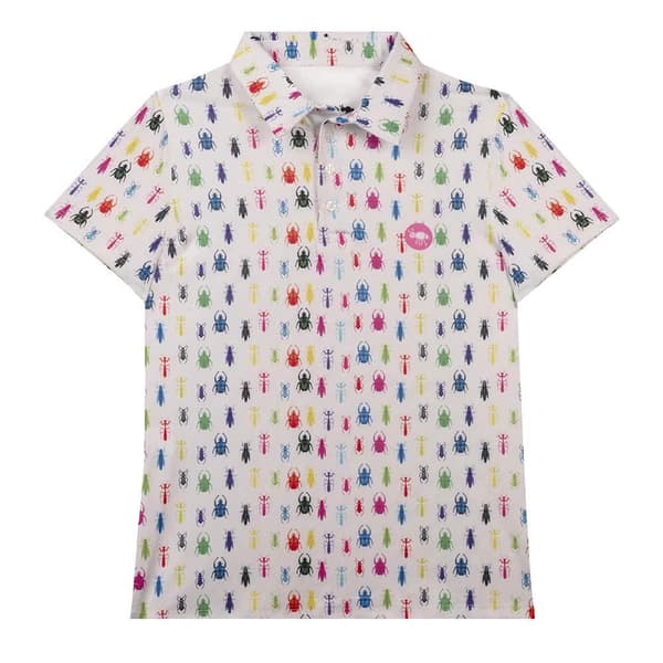 Oxy Golf Kortärmad Piké Insects White  M