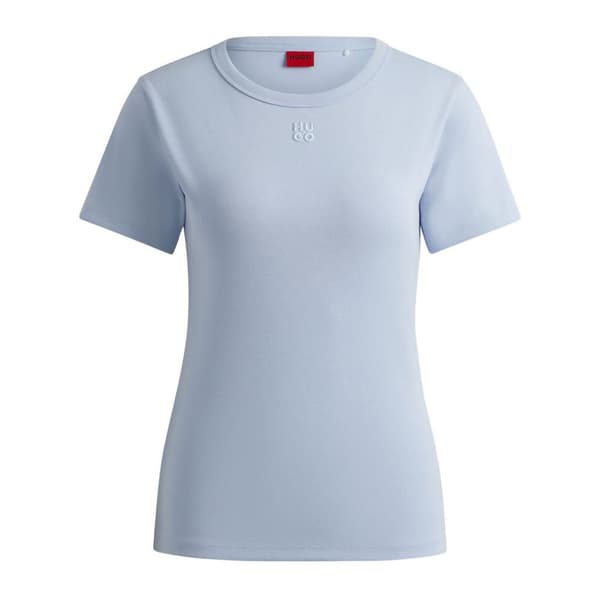 Hugo Deloris 10258222 T-shirt Med Korta ärmar Lila L Kvinna
