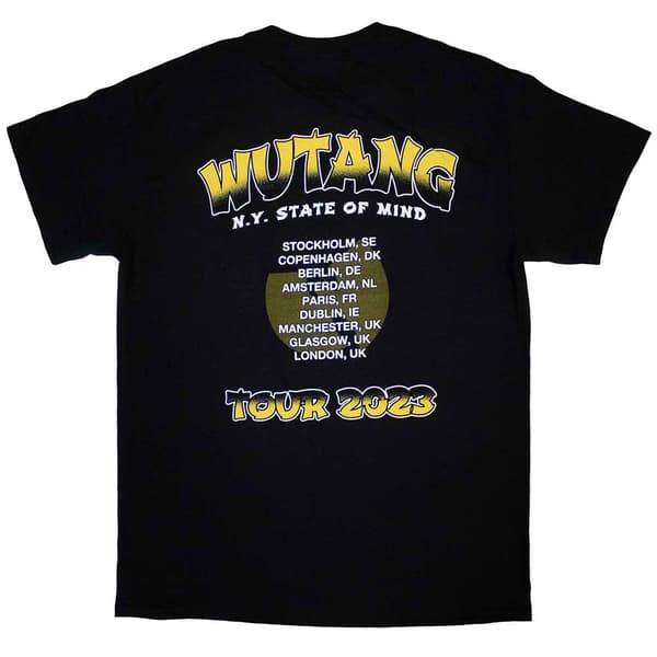 Wu-Tang Clan Tour 23 Slanted Logo State Of Mind T Shirt
