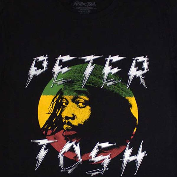 Peter Tosh Lightning Logo T Shirt