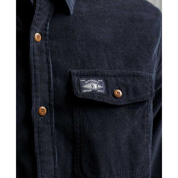 Superdry Långärmad Tröja Trailsman Cord Blå,Svart M Man