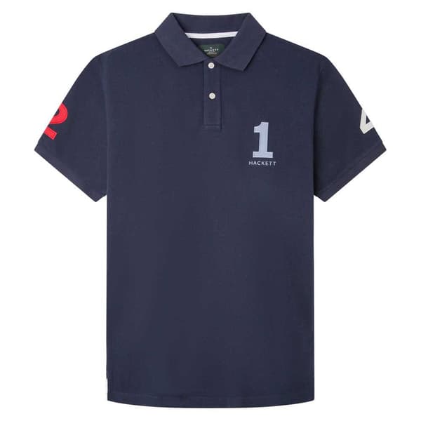 Hackett Lyhythihainen Poolo Heritage 1234 Sininen L Mies