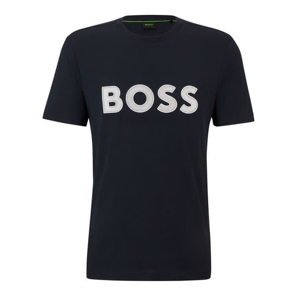 Boss Kortærmet T-shirt 1 10258989 Blå L Mand
