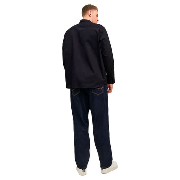 Jack & Jones Lang ærmet Skjorte Blacardiff Plus Sort 2XL Mand