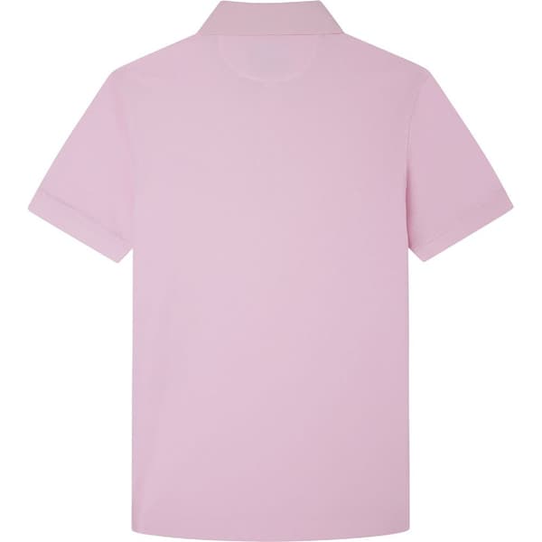FaÇonnable Kortärmad Piké Pima Pocket Rosa L Man