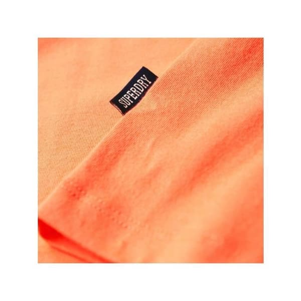 Superdry Essential Logo T-shirt för män - Orange - Bomull