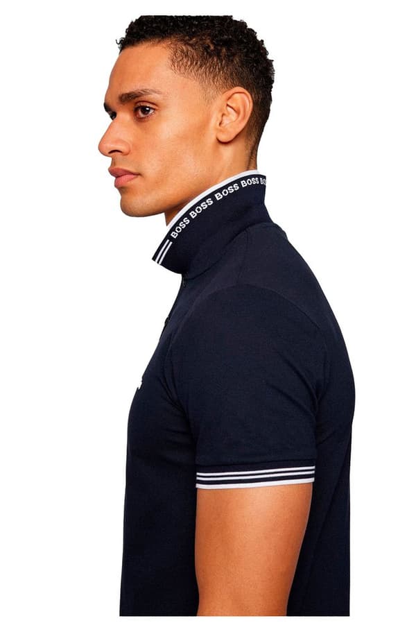 Boss Polo 50469210-402/paul Curved Blå S Man