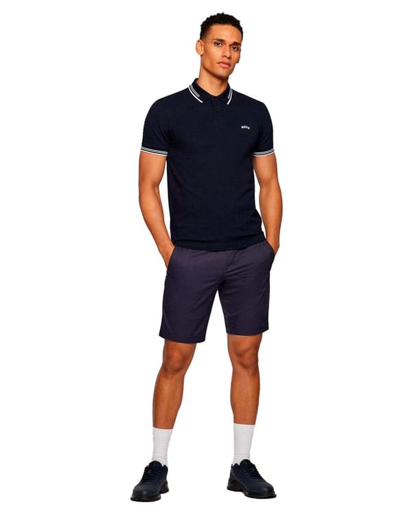 Boss Polo 50469210-402/paul Curved Blå S Man