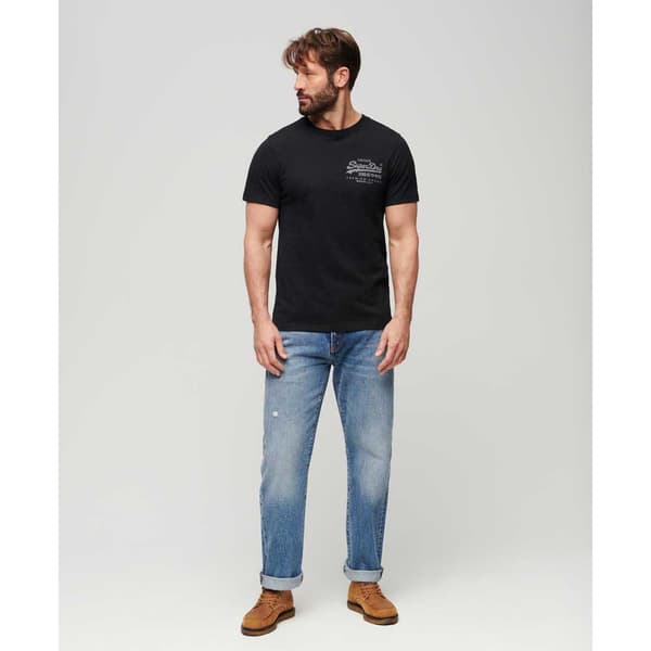 Superdry Lyhythihainen T-paita Classic Vintage Logo Heritage Musta XL Mies