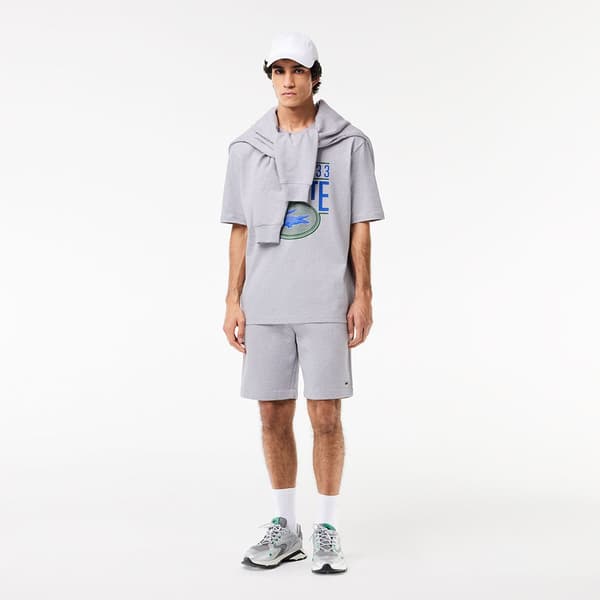 Lacoste Lyhythihainen T-paita Th7315 Harmaa 4 Mies