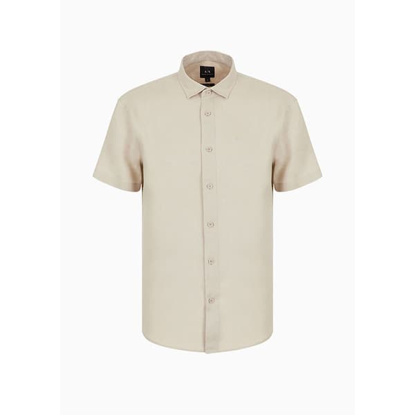 Armani Exchange Lyhythihainen Paita 8nzc67_zncfz Beige M Mies
