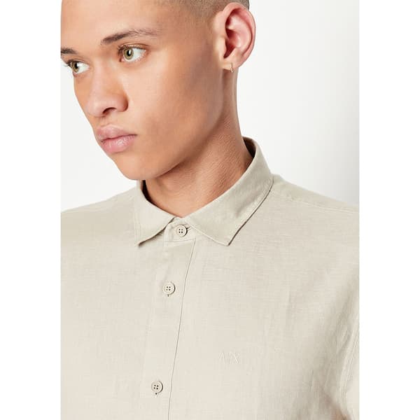 Armani Exchange Lyhythihainen Paita 8nzc67_zncfz Beige M Mies