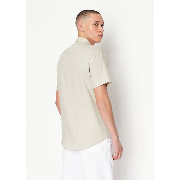 Armani Exchange Lyhythihainen Paita 8nzc67_zncfz Beige M Mies