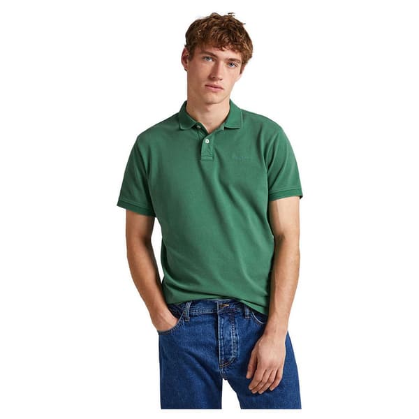 Pepe Jeans Kortærmet Polo New Oliver Gd Grøn 2XL Mand