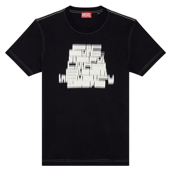 Diesel Kortærmet T-shirt Diegor N1 Sort S Mand