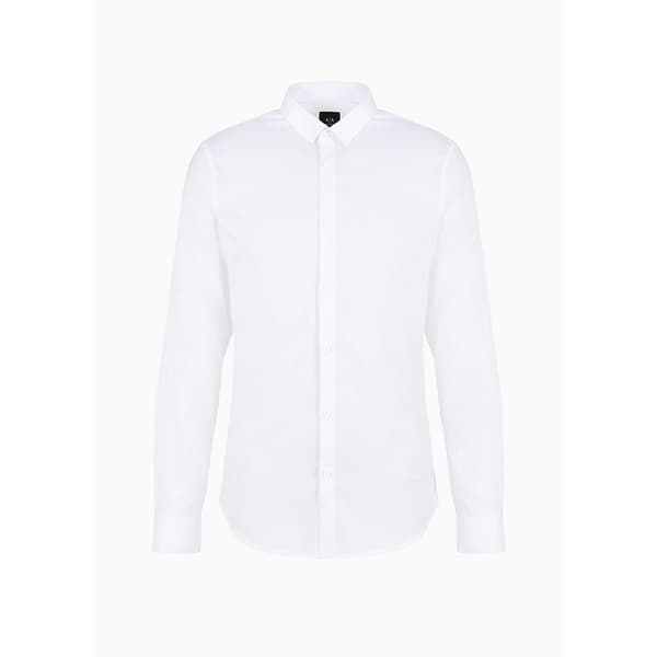 Armani Exchange Lang ærmet Skjorte 8nzc49_znyxz Hvid L Mand