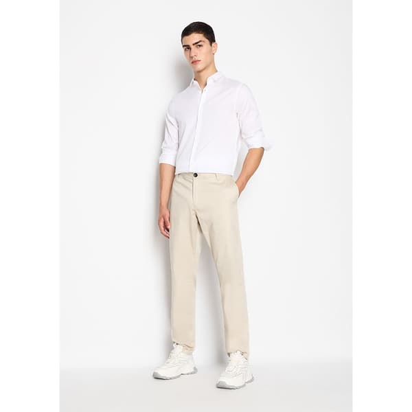 Armani Exchange Lang ærmet Skjorte 8nzc49_znyxz Hvid L Mand