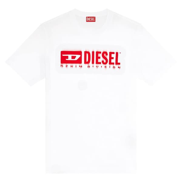 Diesel Kortärmad T-shirt T Adjust Q7 Vit XL Man