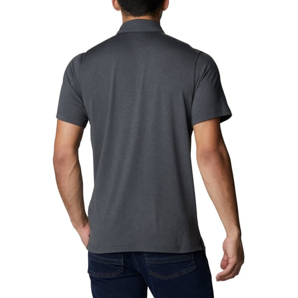 Columbia Tech Trail Polo Shirt 1768701013, Mand, T-shirt, Grå