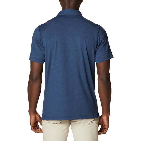 Columbia Tech Trail Polo Shirt 1768701465, Man, T-shirt, Marinblå