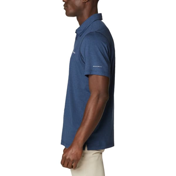 Columbia Tech Trail Polo Shirt 1768701465, Man, T-shirt, Marinblå