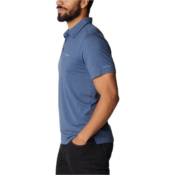 Columbia Tech Trail Polo Shirt 1768701479, Mand, T-shirt, Blå