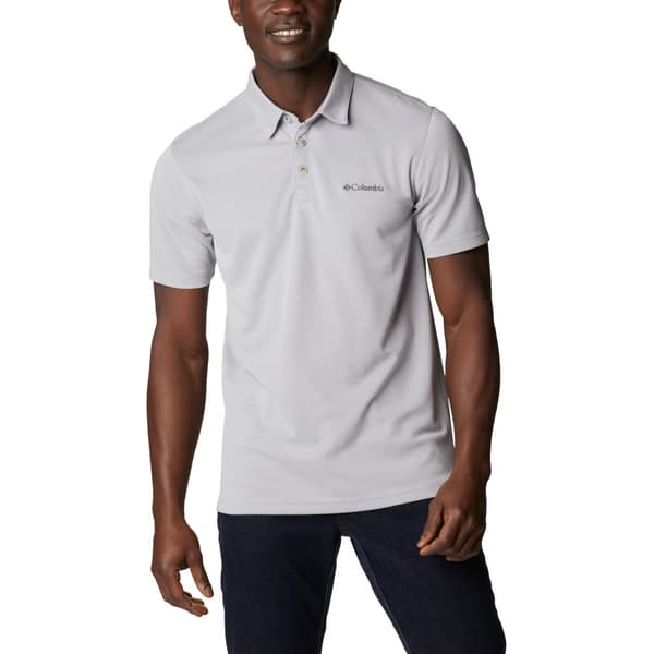Columbia Nelson Point Polo 1772721039, Man, T-shirt, Grå