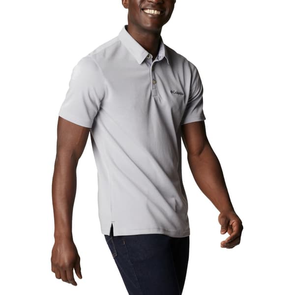 Columbia Nelson Point Polo 1772721039, Man, T-shirt, Grå