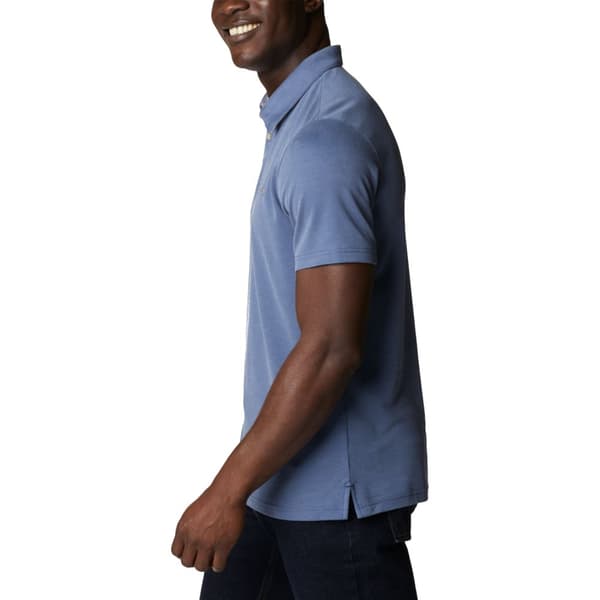 Columbia Nelson Point Polo 1772721478, Man, T-shirt, Marinblå
