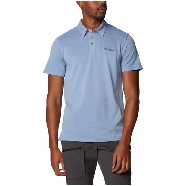 Columbia Nelson Point Polo 1772721479, Mand, T-shirt, Blå Blue M