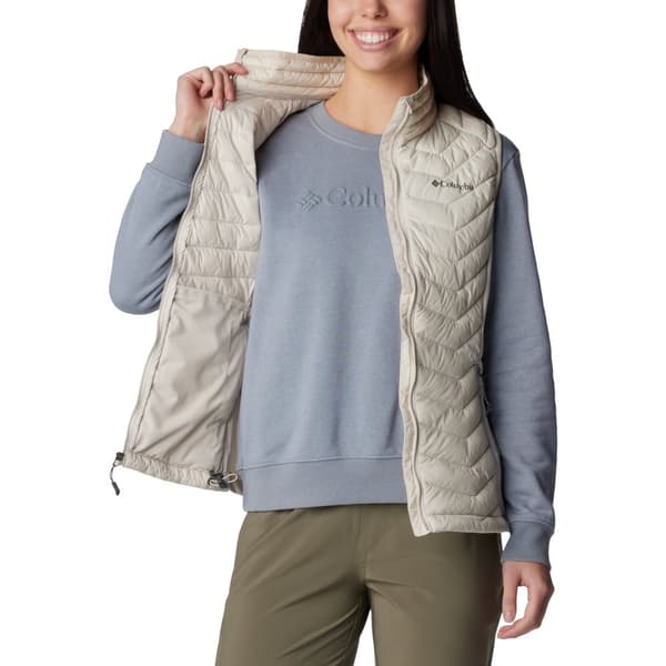 Columbia Powder Pass Vest 1832222278, Kvinde, Tank top, Beige