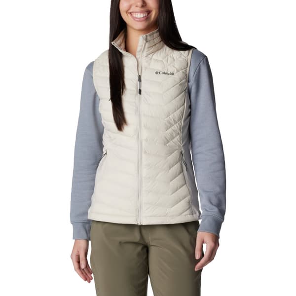Columbia Powder Pass Vest 1832222278, Kvinde, Tank top, Beige Beige M