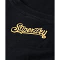 Miniatyrbillede 6 af 6: Superdry Tattoo Embroidered Fitted T-shirt Med Korte ærmer Sort L Kvinde