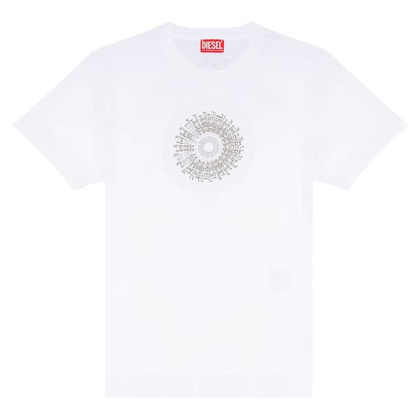 Diesel Diegor K71 T-shirt Med Korta ärmar Vit S Man