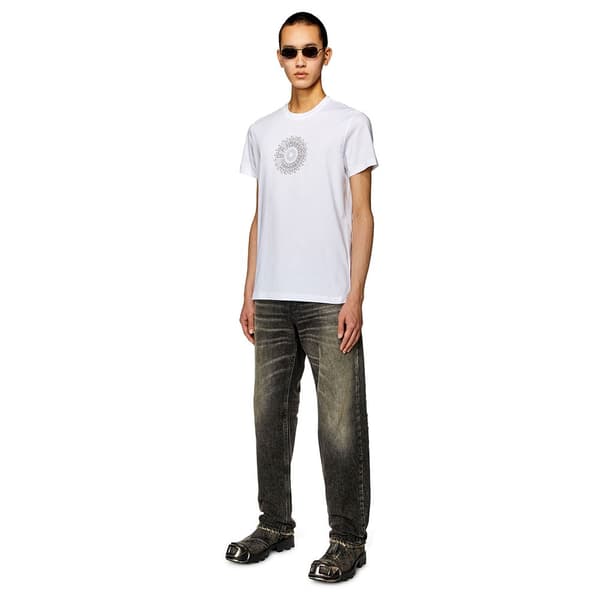 Diesel Diegor K71 T-shirt Med Korta ärmar Vit S Man
