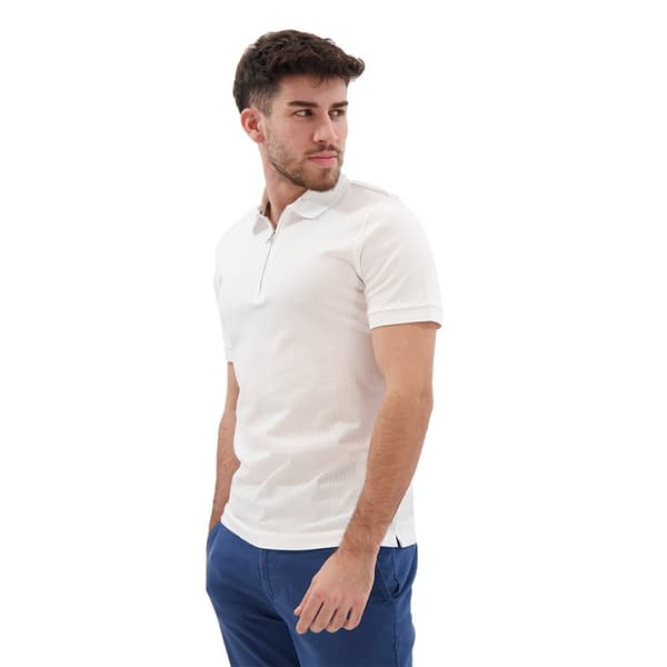 Boss Kortärmad Piké Polston 35 10258129 Vit L Man