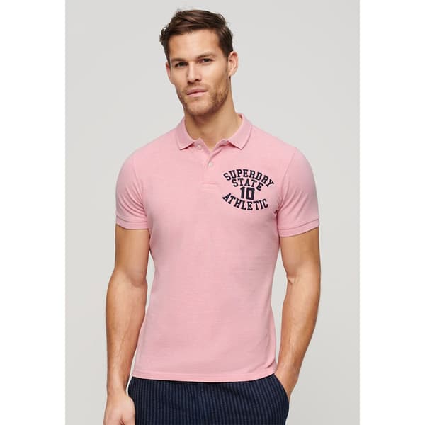 Superdry Polo Vintage Superstate Rosa XL Man