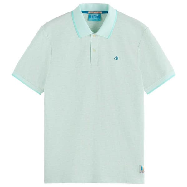Scotch & Soda Lyhythihainen Poolo 175662 Vihreä M Mies