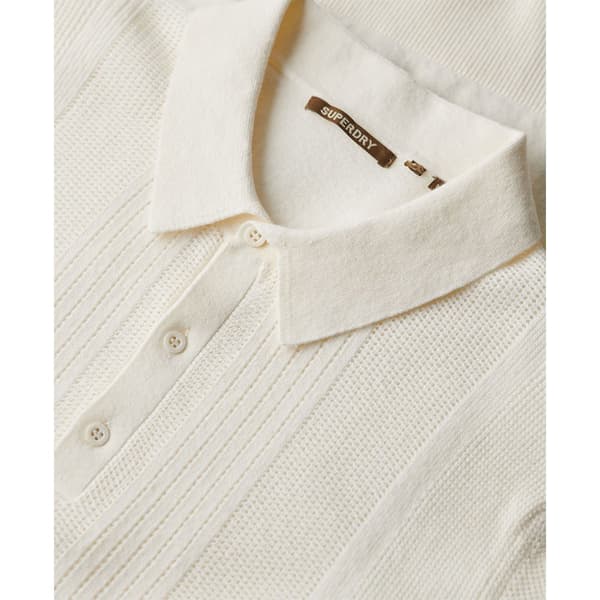 Superdry Kortärmad Piké M1110390a Beige L Man