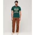 Miniatyrbild 4 av 6: Superdry Workwear Flock Graphic T-shirt Med Korta ärmar Grönt L Man
