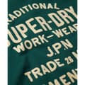Miniatyrbild 5 av 6: Superdry Workwear Flock Graphic T-shirt Med Korta ärmar Grönt L Man