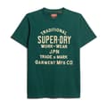 Miniatyrbild 2 av 6: Superdry Workwear Flock Graphic T-shirt Med Korta ärmar Grönt L Man