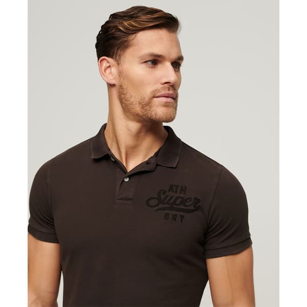 Superdry Polo Vintage Superstate Brun 2XL Mand