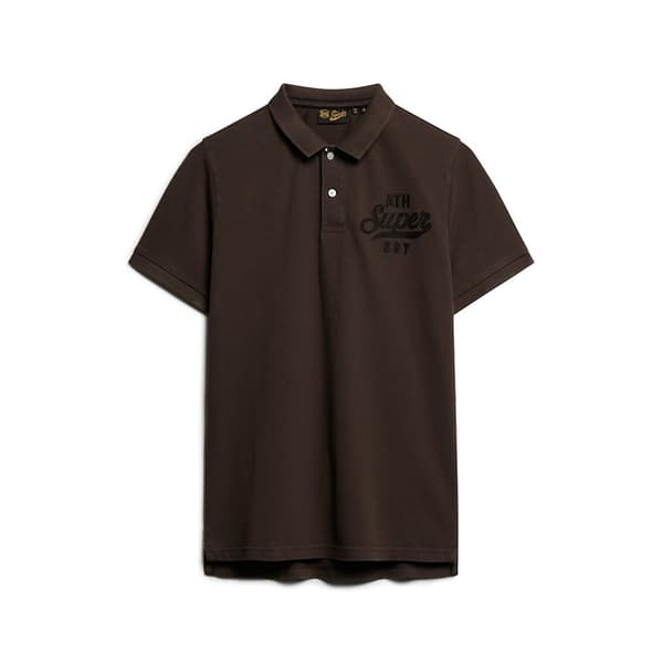 Superdry Polo Vintage Superstate Brun 2XL Mand