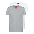 Miniatyrbild 3 av 5: Hugo Kortärmad T-shirt Med V-ringning Vit XL Man