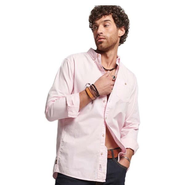 Superdry Långärmad Tröja Merchant Rosa 2XL Man
